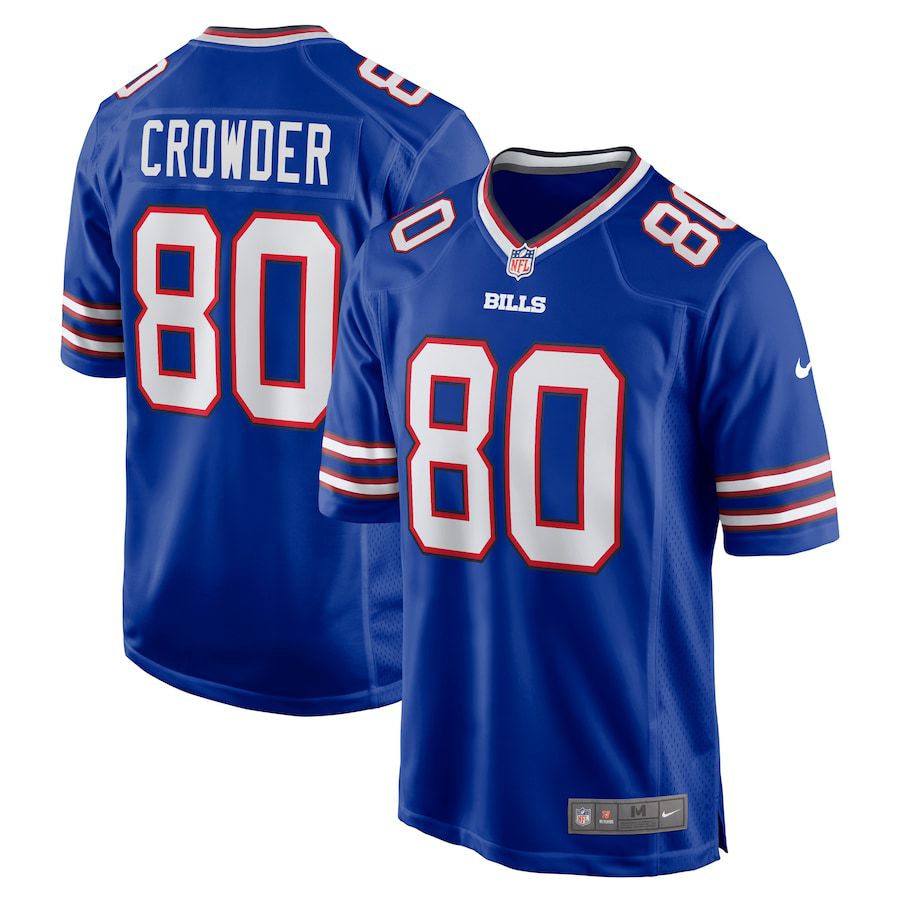 Men Buffalo Bills #80 Jamison Crowder Nike Royal Game NFL Jersey